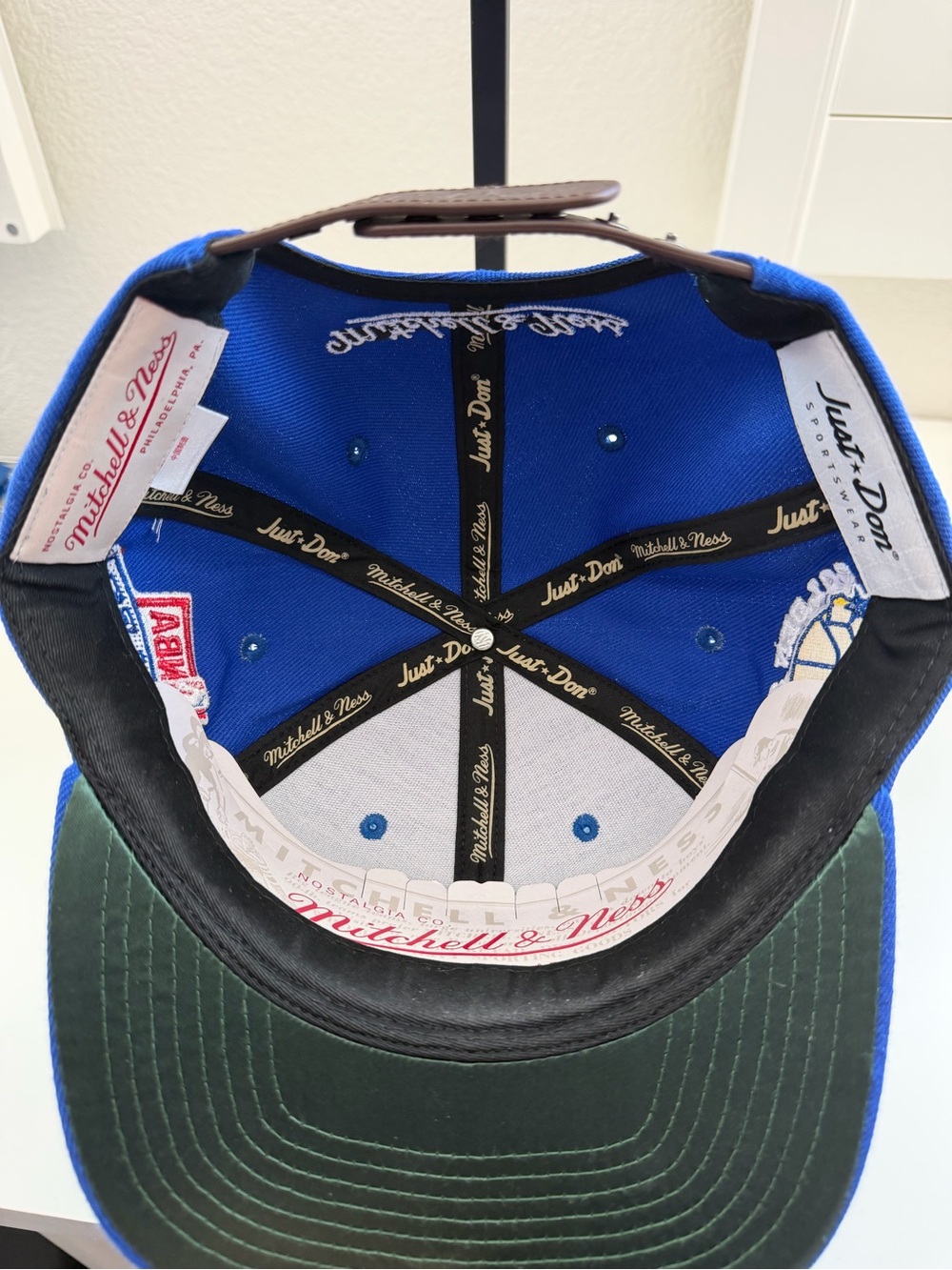 Mitchell & Ness NBA Just Don Draft Warriors Snapback Cap - Picture 6 of 8